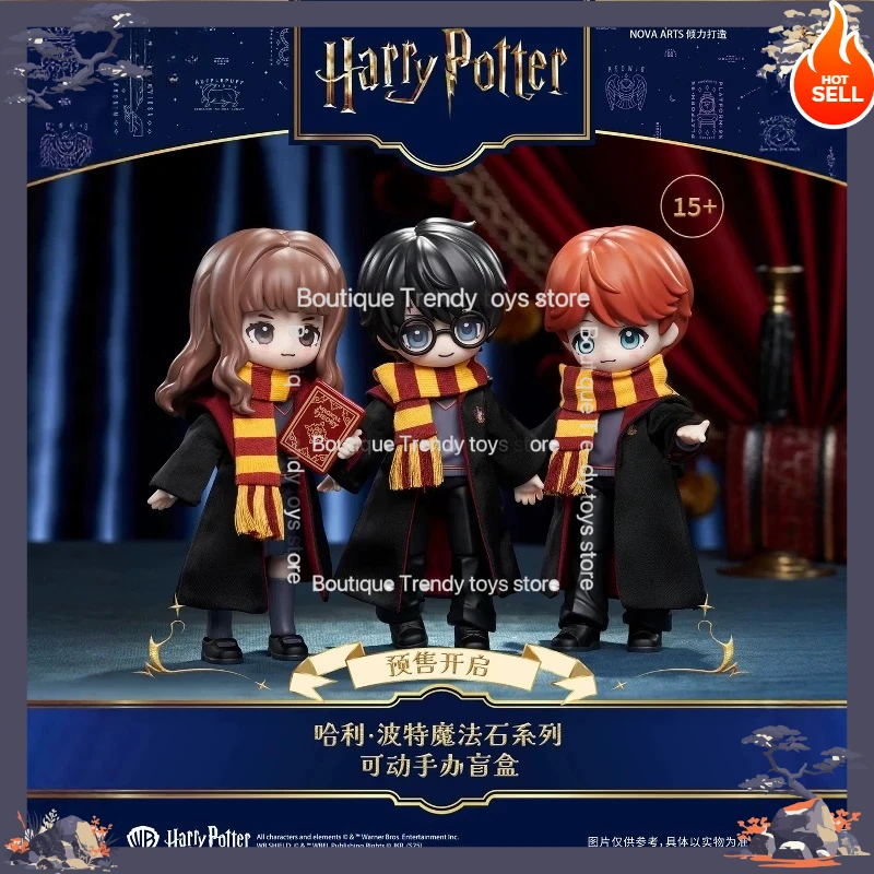 MINISO Harry Potter: Der Stein des Weisen Actionfiguren Blindbox Zauberwelt Sammlerfiguren Hermione Ron Modellspielzeug Geschenk