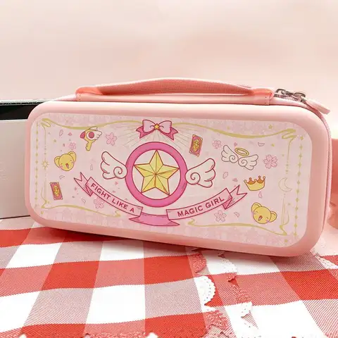 Card captor Sakura Switch Protective Box Dock Cover Carrying Case Thumb Grip Caps For Switch Oled/Lite Ns Game Accessorie Gifts