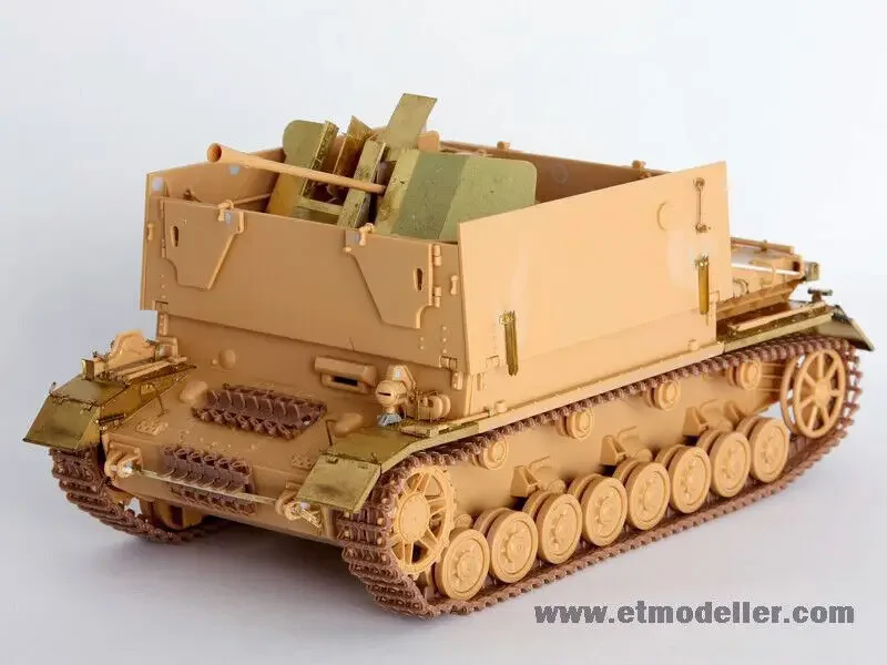 ET Model E35-004 1/35 WWII German Flakpanzer IV Möbelwagen Detail Up Set Etching - Image 5