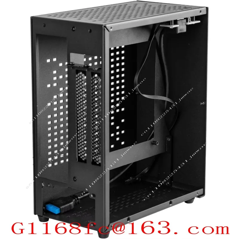 A07 Mini Computer Case Micro ATX Computer Gaming Case Support GPU + PCIE3.0 Cable