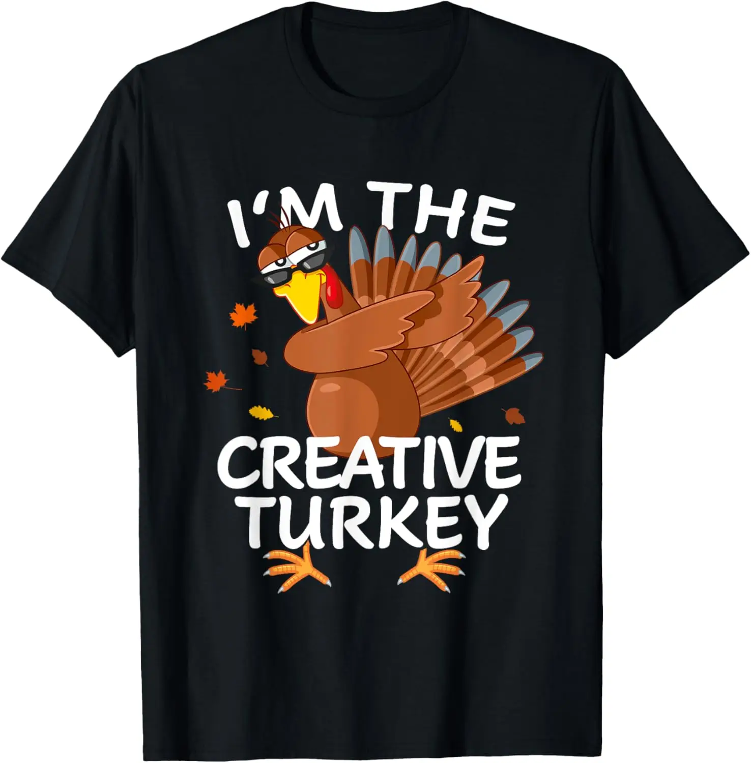 

Creative Turkey Matching Outfit Thanksgiving Pajamas Family T-Shirt