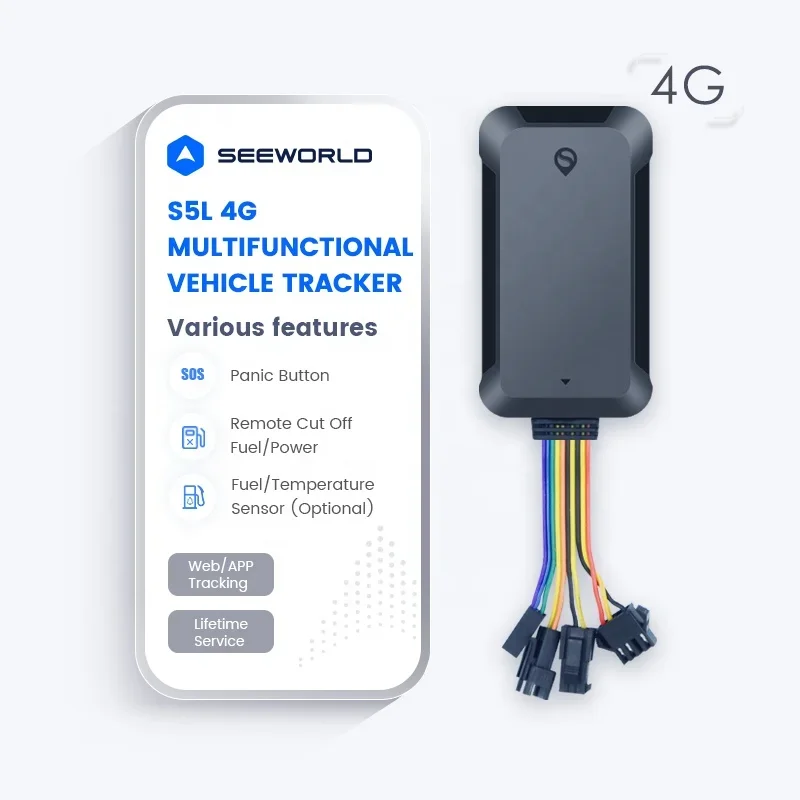 

GPS Smart Live Position Tracker Remote Engine Cut Temperature Monitoring Tracking Locator Devices GSM GLONASS Mode Viewable PC