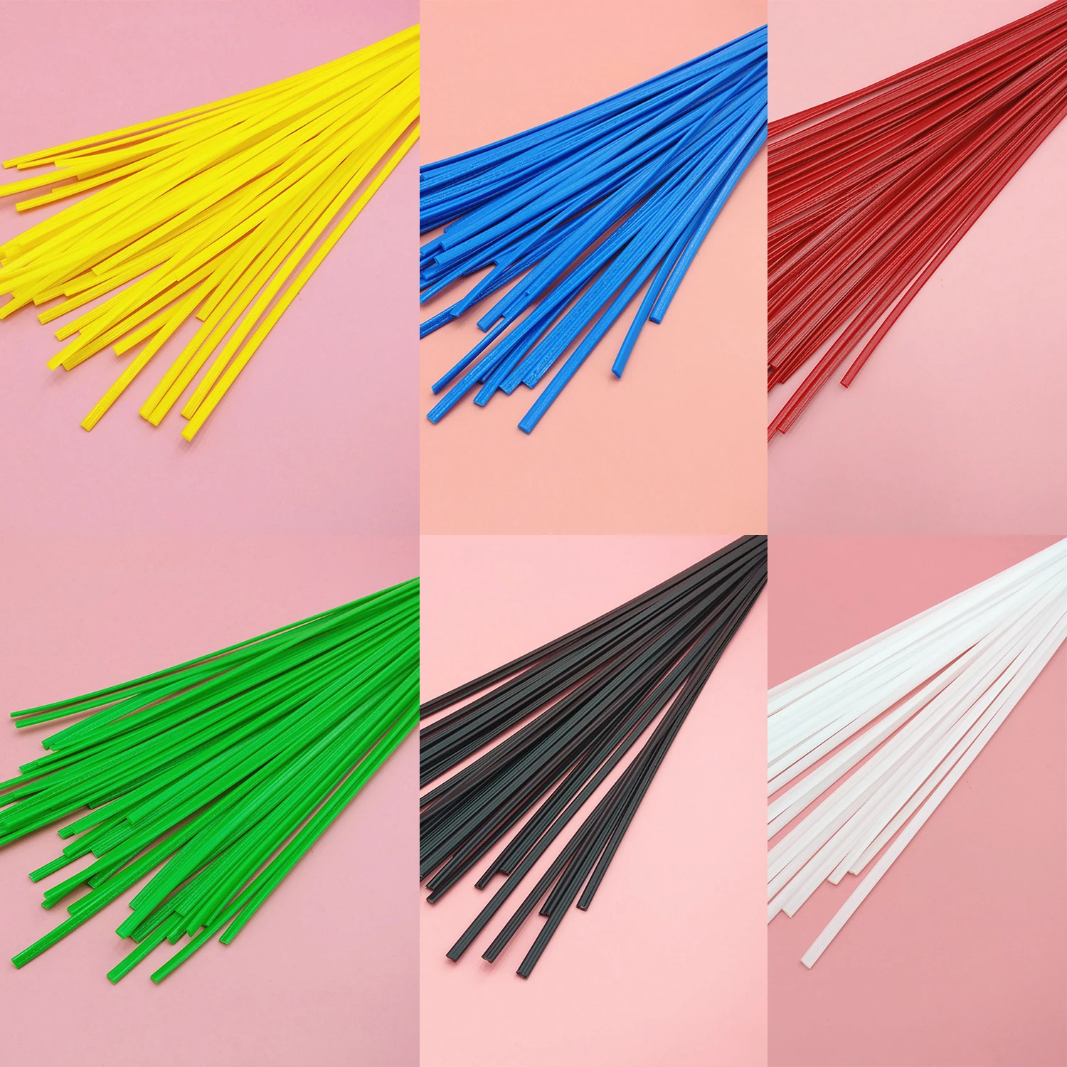 20pcs Plastic Welding Rods PE for Car Bumper Kayak Repair Plastic Welding Nails Plastic Welding Kit Welding Consumables