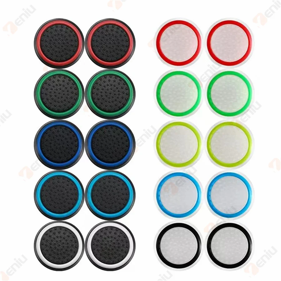 100/200pcs Replacement Silicone Thumb Grip Stick Analog Joystick Cap Cover for Ps3 / Ps4/ Ps5 / Xbox 360 / One Game Controllers