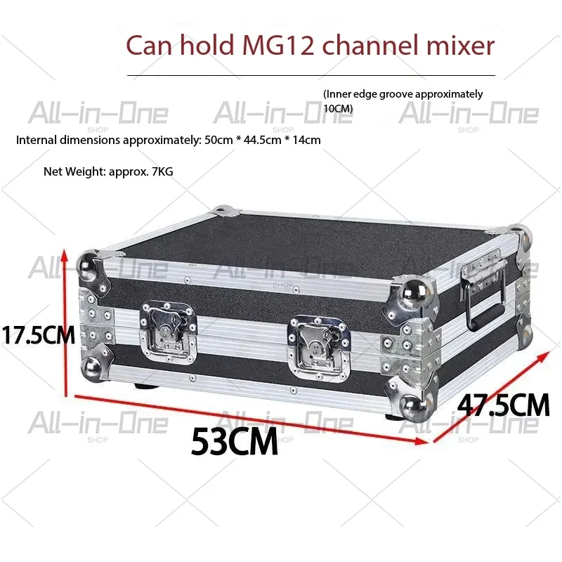 Customized Rack Flight Case Mixer  Console, Dedicated Audio and Lighting Control Transport Box