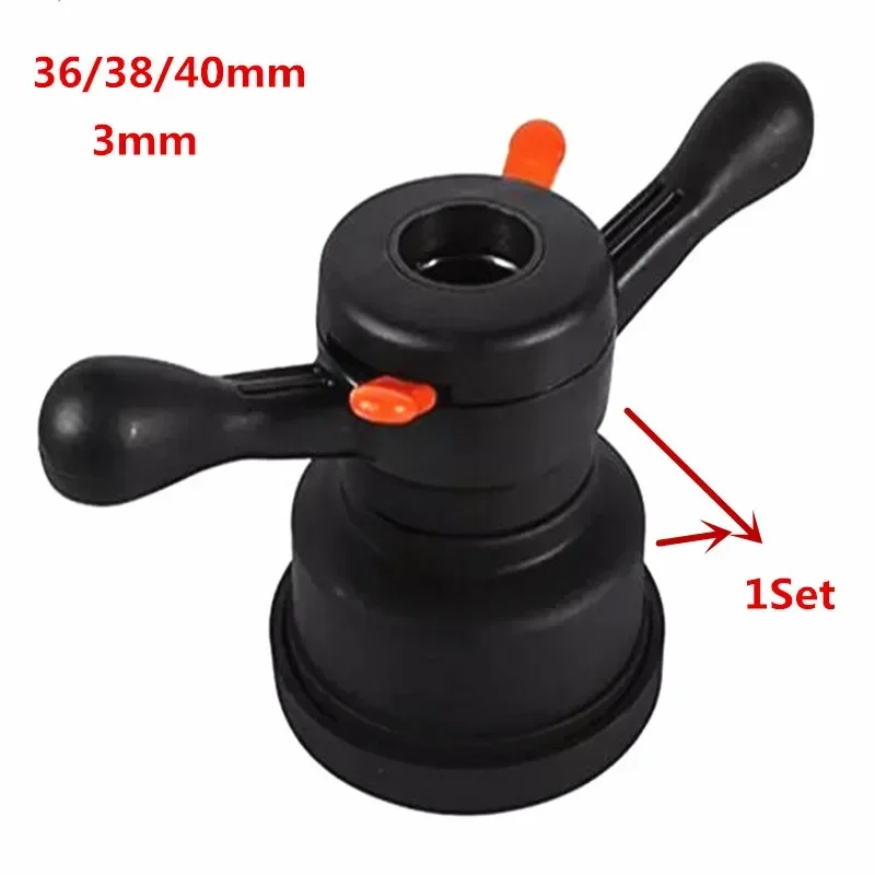 1Set Tyre Tire Changer Wheel Balancer 36/38/40mm 3mm Quick Release Nut & Pressure Cup Hub Shaft Nut Repair Tool