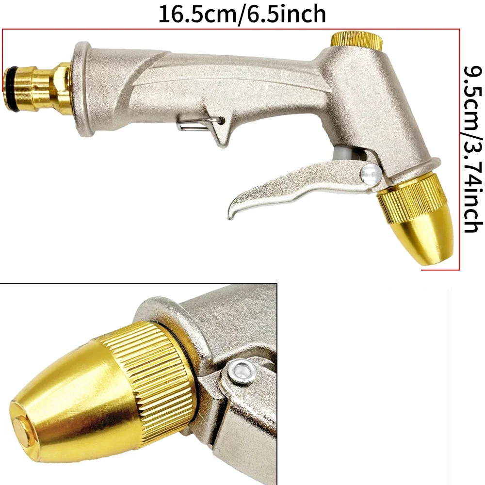 High Pressure metal Garden Water Spray Gardening Sprayer Water Hose Jet Household Lawn Car Washing Guns Yard Watering Sprinkle