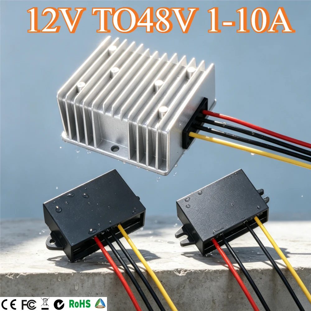 12V to 48V 10-45V to 48V 1A 5A 8A 10A DC to DC Boost Converter Voltage Regulator Step Up 48volts Output DC Power Supply CE ROHS