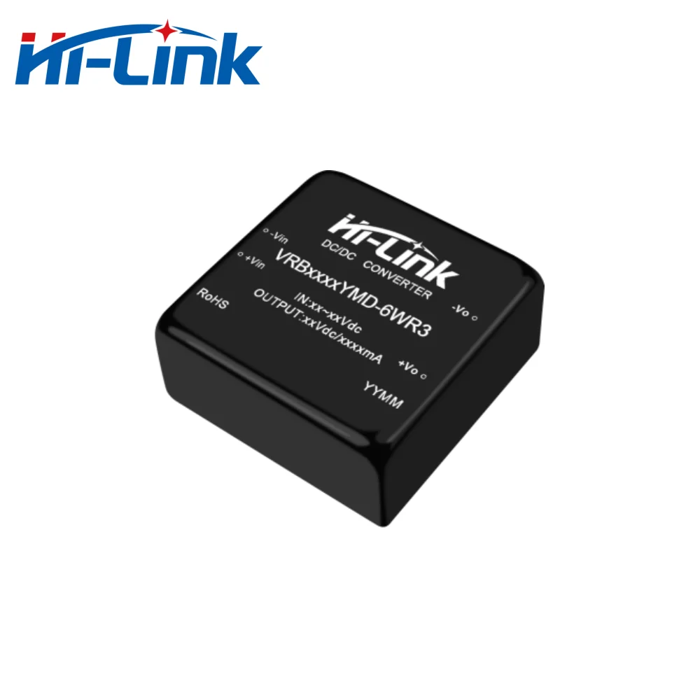 Hi-Link DC/DC 전원 공급 장치 모듈, VRB1205YMD-6WR3 VRB1212YMD-6WR3 절연 조절, 12V, 6W, 500mA 출력