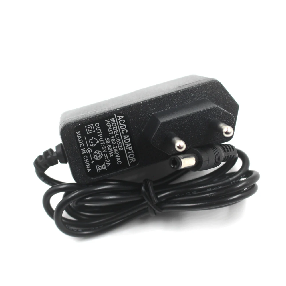 5V 1A 2A power supply charger power adapter 5V Volt 1A 2A For electronic alarm clock EU US 5.5*2.1MM 4.0*1.7MM