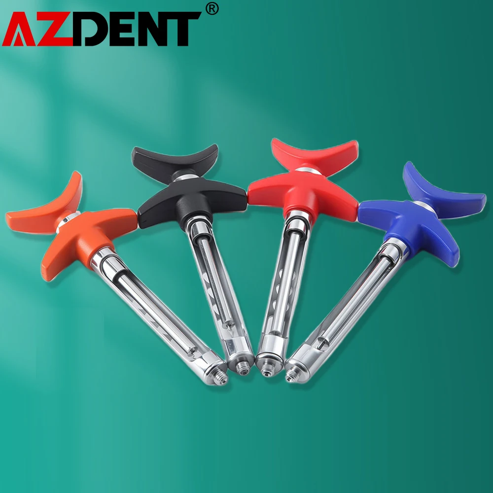 

1pcs Dental Stainless Steel Syringe Surgical Aspirating Syringe Press Type Syringe Dentistry Instrument Lab Tools Teeth Care