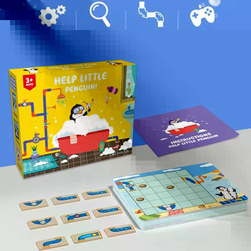 

Kid Maze Jigsaw Toy Logical Thinking Training Breakthrough Game Parent-Child Interaction Board Game Educational Toy For Children