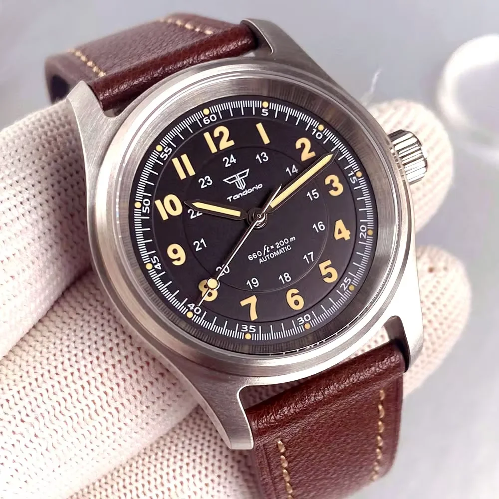 20BAR Waterproof Miyota8215 Automatic Mechanical Watch for Men Diving 36mm Pilot Aviator Watches Sapphire Crystal 316L Steel