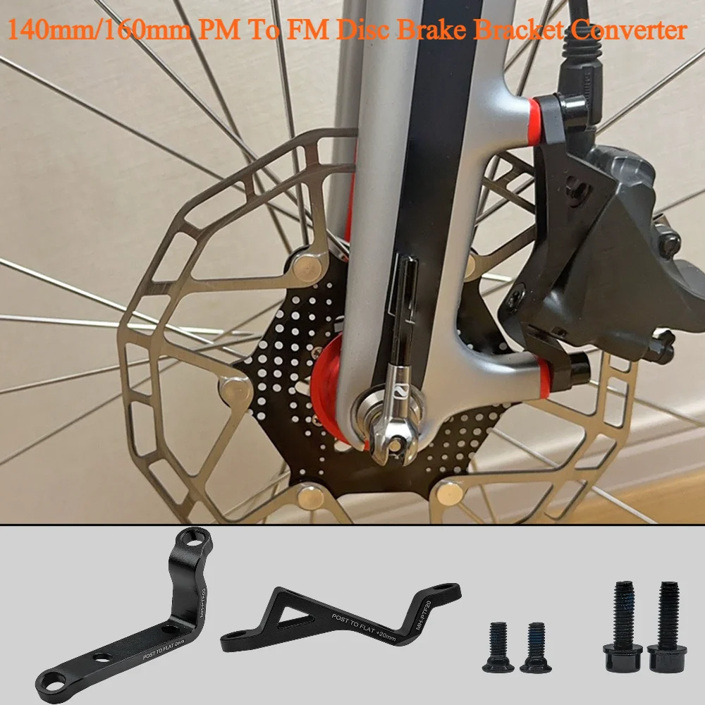 MTB Disc Brake Mount Adapter 140mm 160mm Rotor Adaptor Bicycle Fork Frame Rear Caliper PM To FM Disc Brake Bracket Converter
