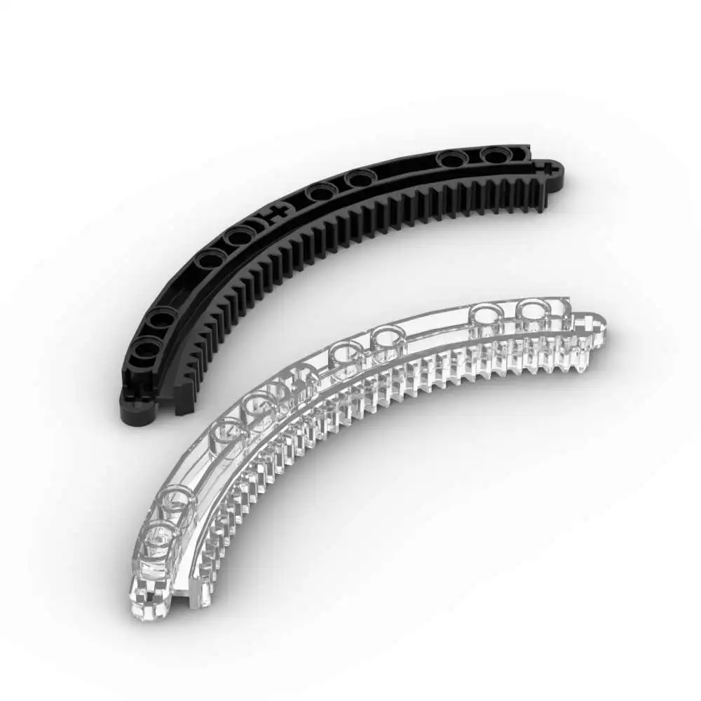 MOC – Puzzle particules 24121, équipement 11x11, blocs de construction incurvés, Kit de briques de transport de haute technologie, jouet à monter soi-même, cadeau pour enfants, livraison directe, 1 pièces