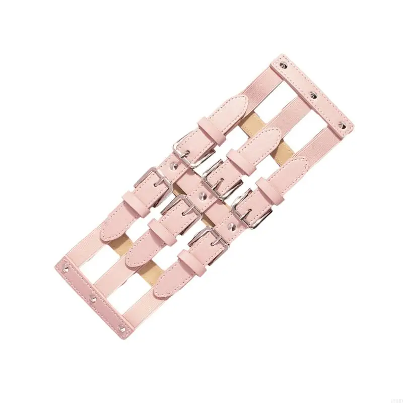 39BD ウエストコルセットベルト弾性ウエストバンドウエスト整形ベルトクールなウエストストラップ装飾ドレスニッパーさまざまな機会に