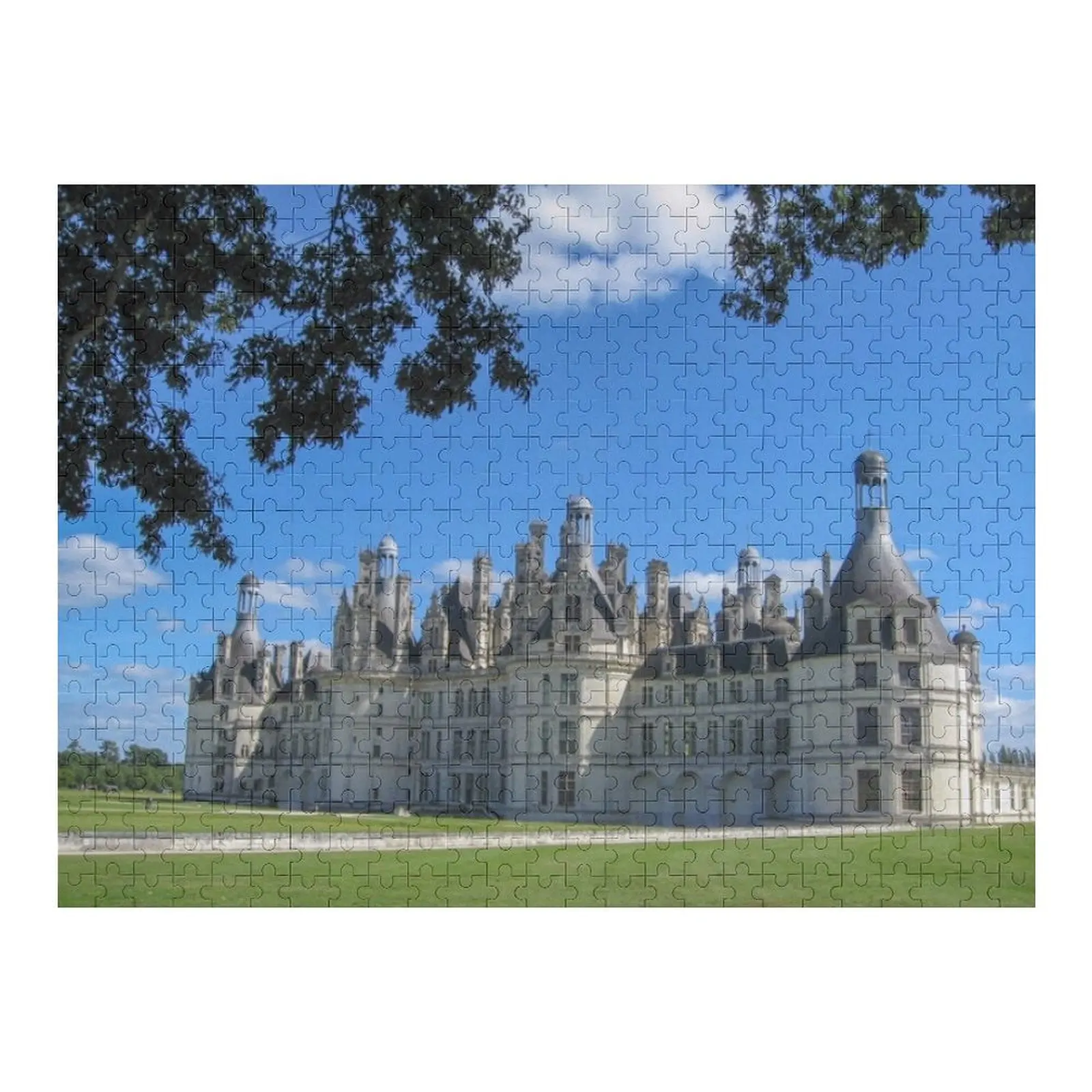 

Chateau de chambord Jigsaw Puzzle Toddler Toys Wooden Boxes Customized Photo Scale Motors Puzzle