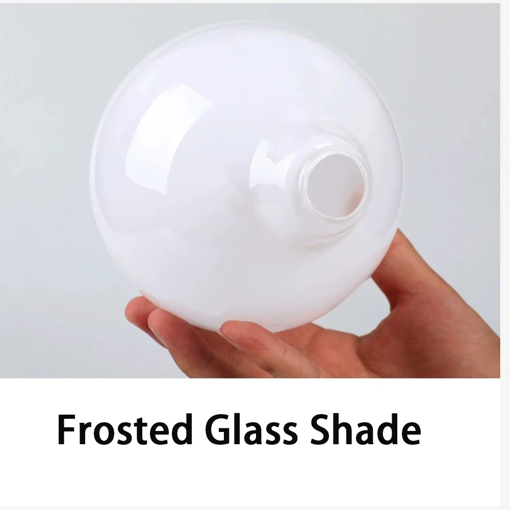 G80 7W LED Globe Bulb, Milky White Glass, Round Ball Shape, E27/E14 Screw Base, Light Source for Chandeliers & Makeup Mirrors