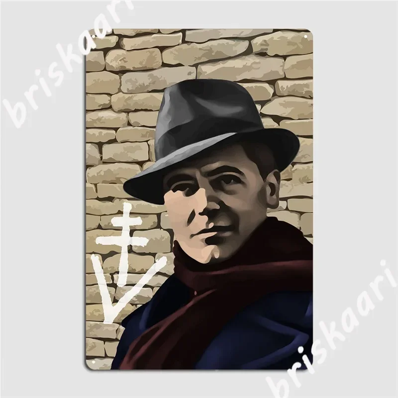 Jean Moulin Metal Plaque Poster Club Home Classic Bar Cave Plaques Tin Sign Poster