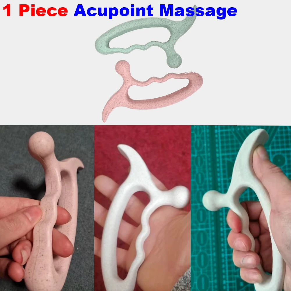 New Big Head Acupoint Massage Spa Foot Hand Reflexology Body Hand Gua Sha Massage Tools Point Massager