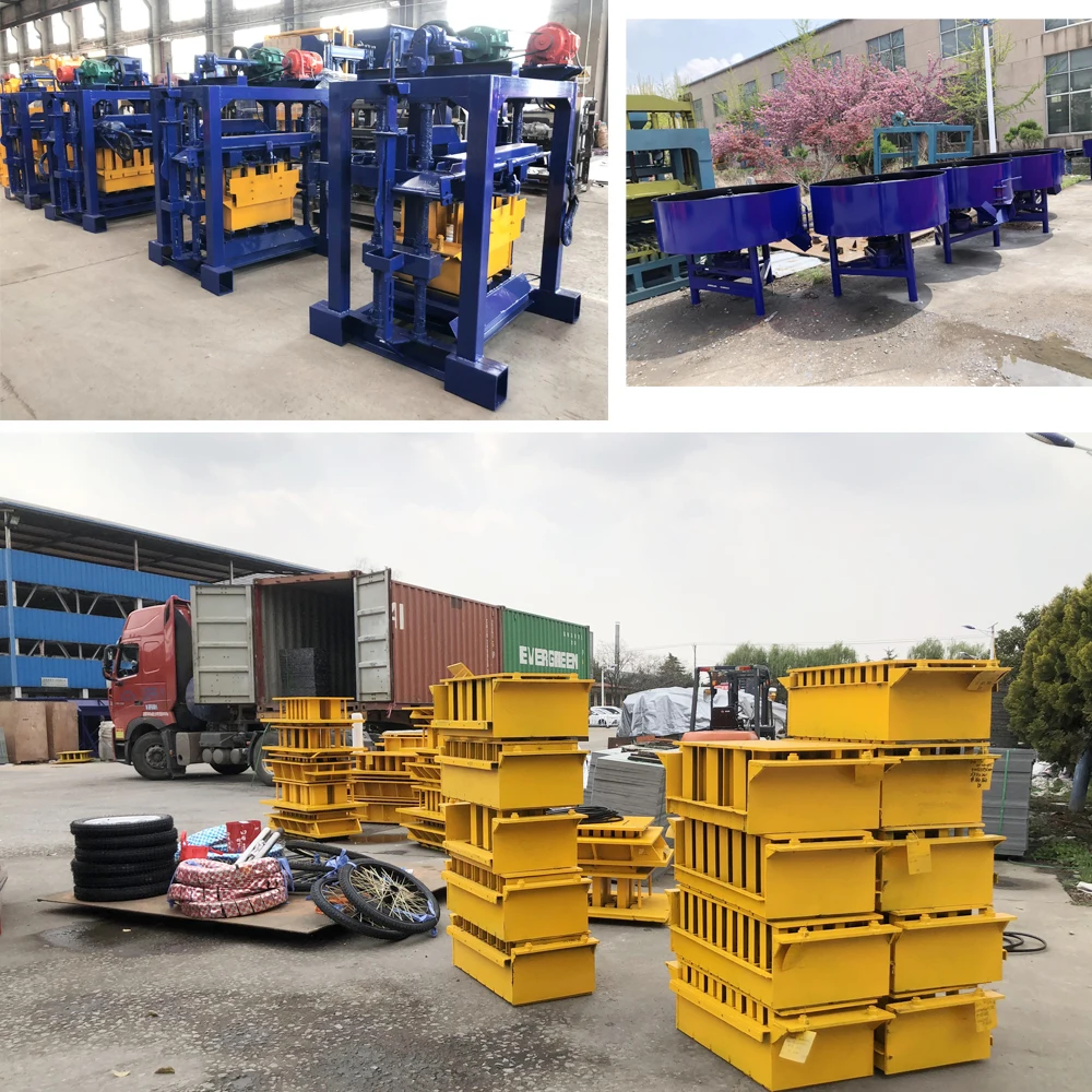 QT4-15 التلقائي بالكامل الهيدروليكية المتشابكة الاسمنت الخرساني ماكينة تصنيع الكتل المجوفة يطير الرماد ماكينة تصنيع الطوب السعر ل