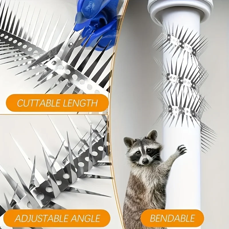 1PC stainless steel bird protection device, used for rodent prevention in air conditioning ducts and automobiles
