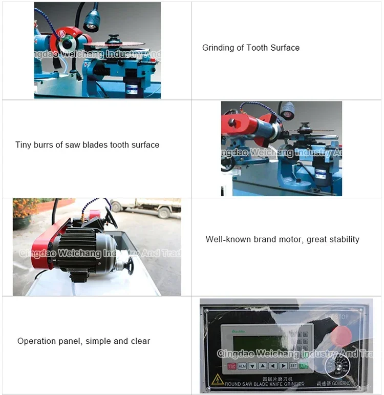 KINGISO Woodworking Automatic Circular Saw Tooth Grinding Machine Saw Blade Tooth Making And Grinding Saw