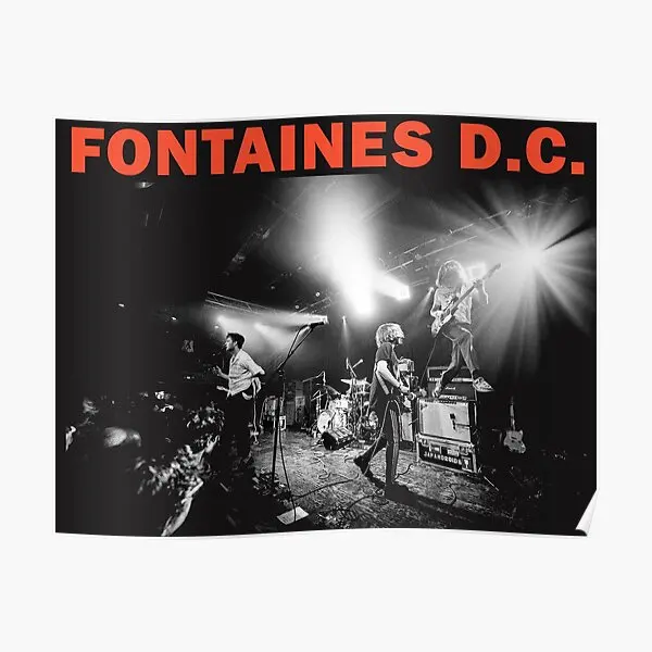 

Fontaines Dc Tour 2020, постер Live Malamminggu, современная винтажная живопись, художественная роспись для комнаты, настенный принт, забавное украшение для дома без рамки