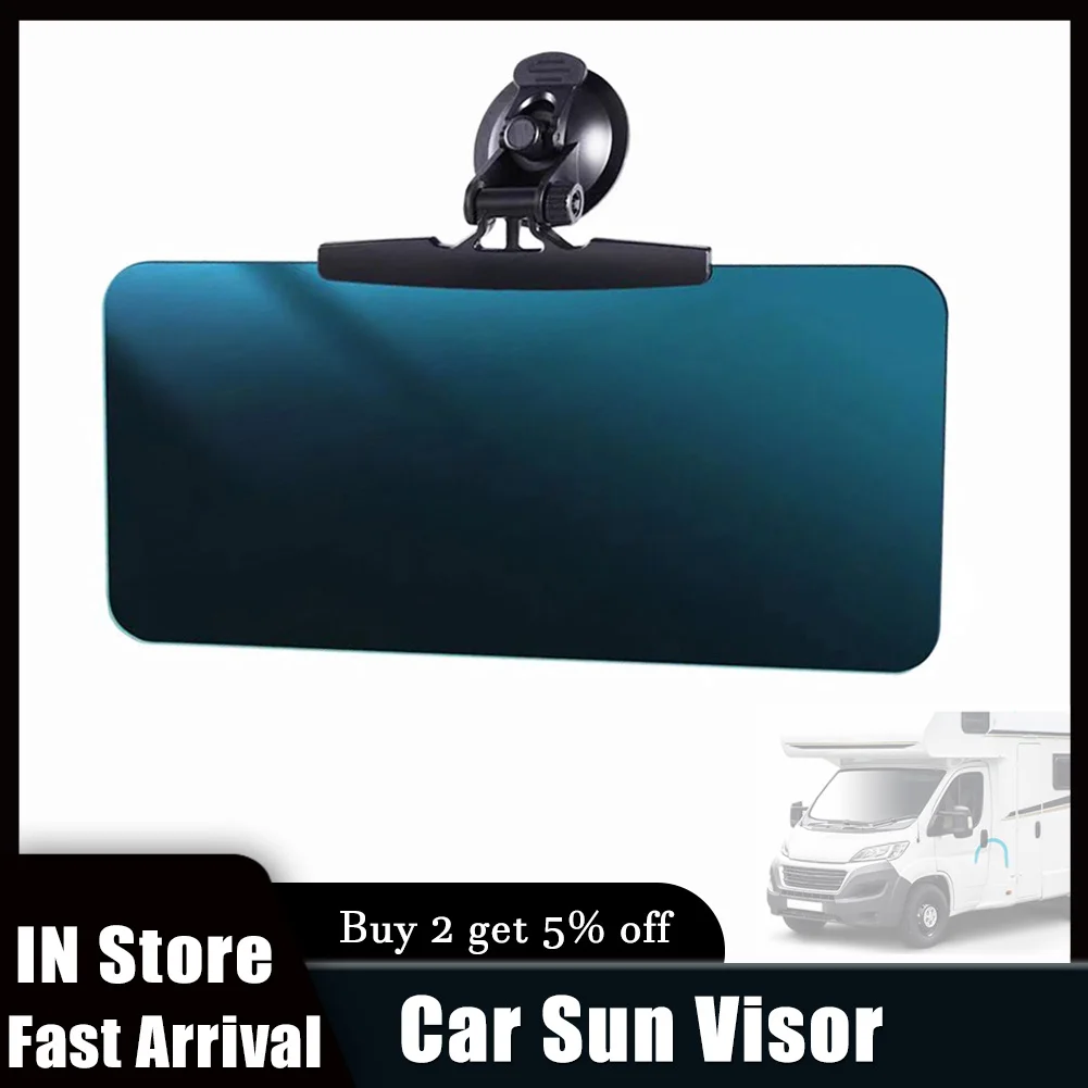 

Car Sun Visor Extender UV Protection Visor Adjustable Sun Blocker HD Anti Sunlight Anti-Dazzle Goggle for Auto Rickshaw SUVs