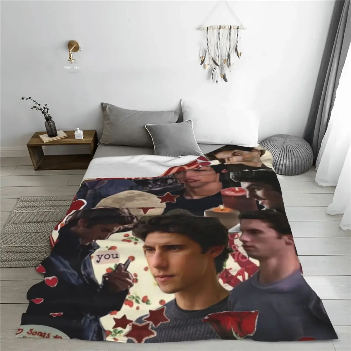 G-Gilmore-بطانية من الفانيلا للبنات ، صورة ملصقة ، فائقة النعومة ، سرير أريكة ، مفرش سرير للسفر ، غطاء سرير أريكة ، جيس ماريانو #5