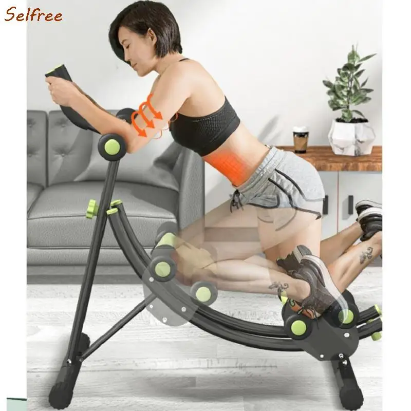 Selfree-Waist Machine for Abdominal Muscle Training Dual Track Fitness Equipment Home Use Exercise Drop-shipping