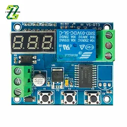 Time Adjustable Cycle Delay Timing Relay Repeat ON OFF Switch Loop Timer Module AC 220V DC 12V