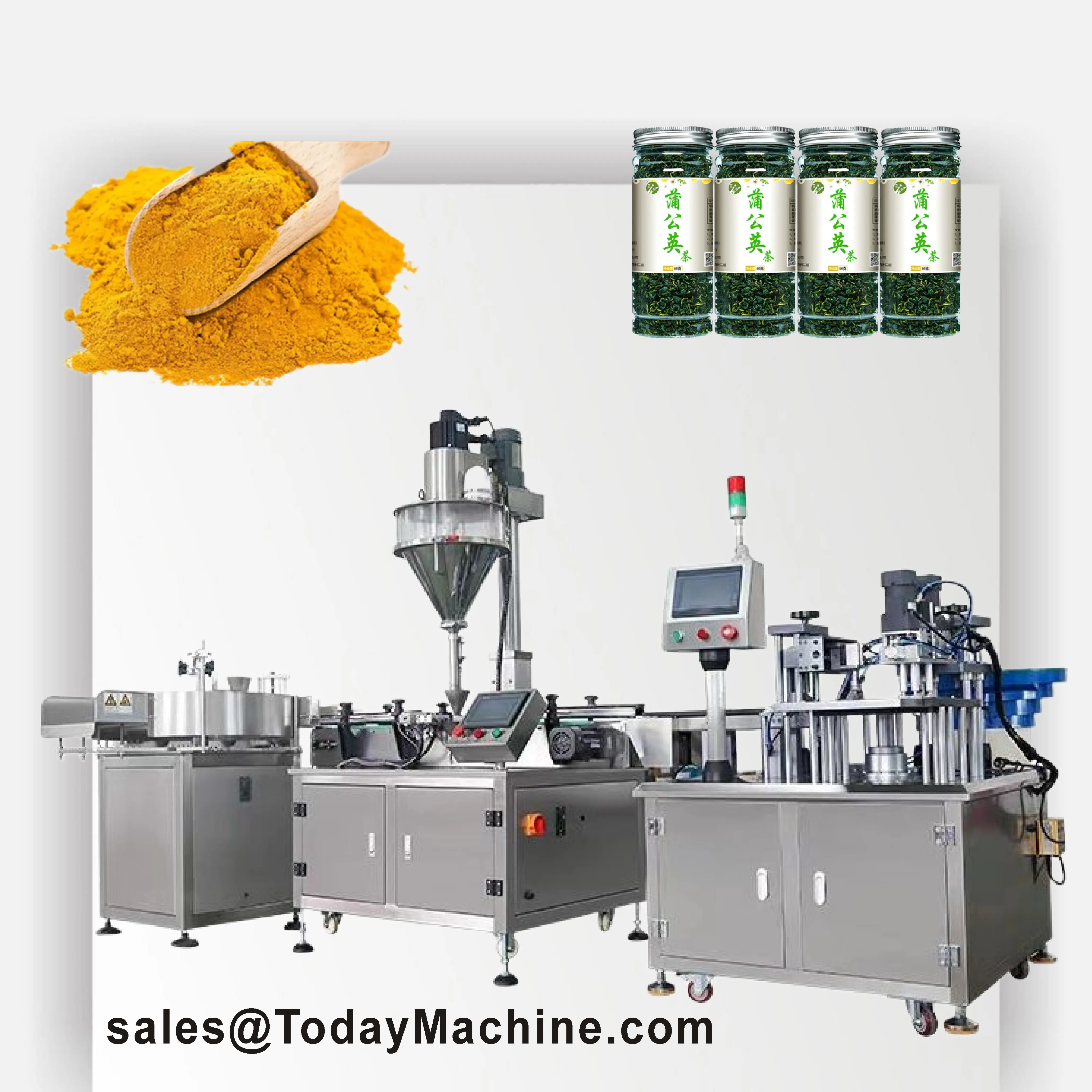 Food Standard Auger Powder Filler for Black Sesame White Sesame Grape Seed Auger Filling Machine