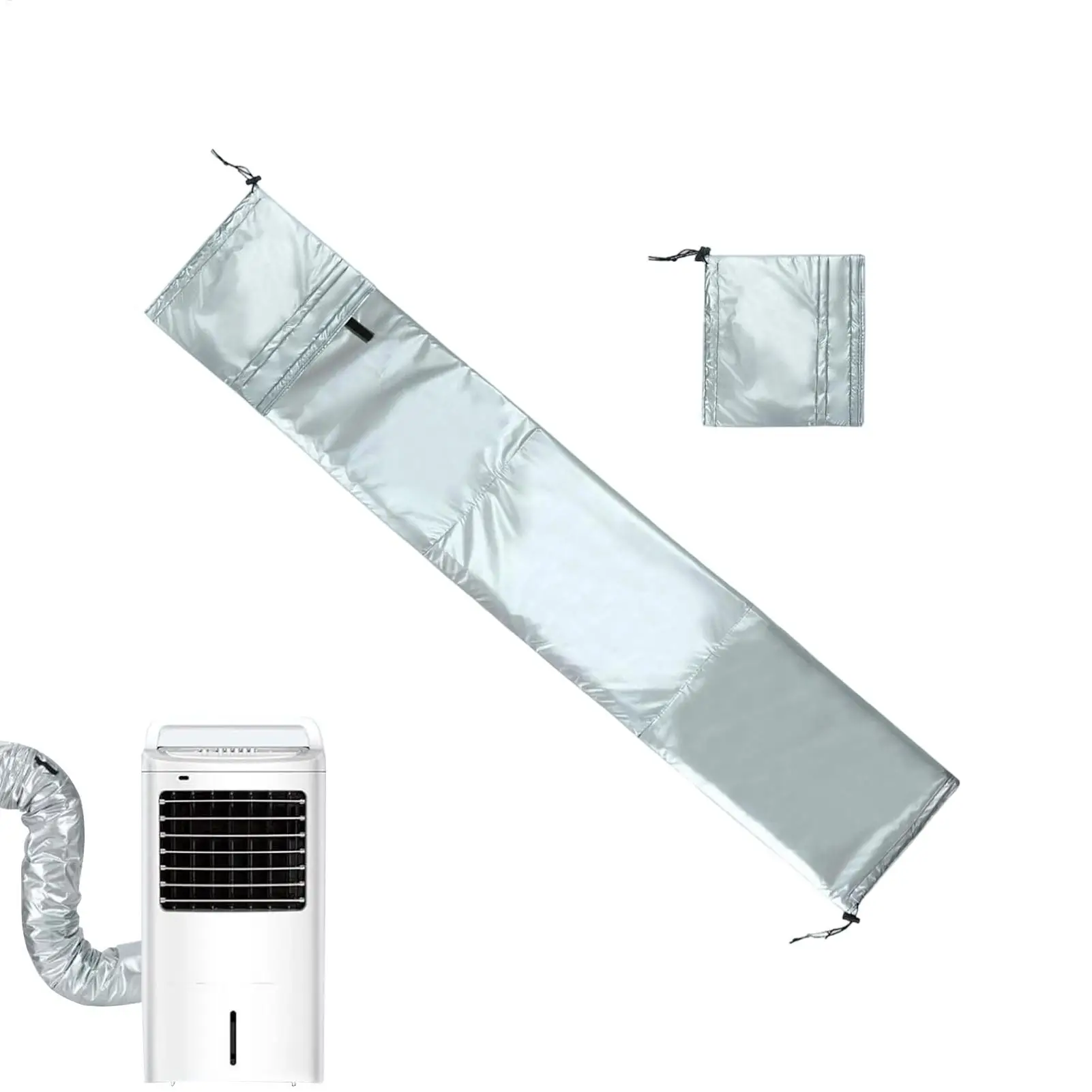 

Air Conditioner Hose Cover Heat Insulation Dustproof Exhaust Pipe Protection Cover Thermal Protective Tube for Aircon Pipes