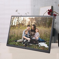 17inch Digital Photo Frame 1440x900 HD 1080P Electronic Picture Frame with Remote Control Calendar Music Wall Mount Bracket