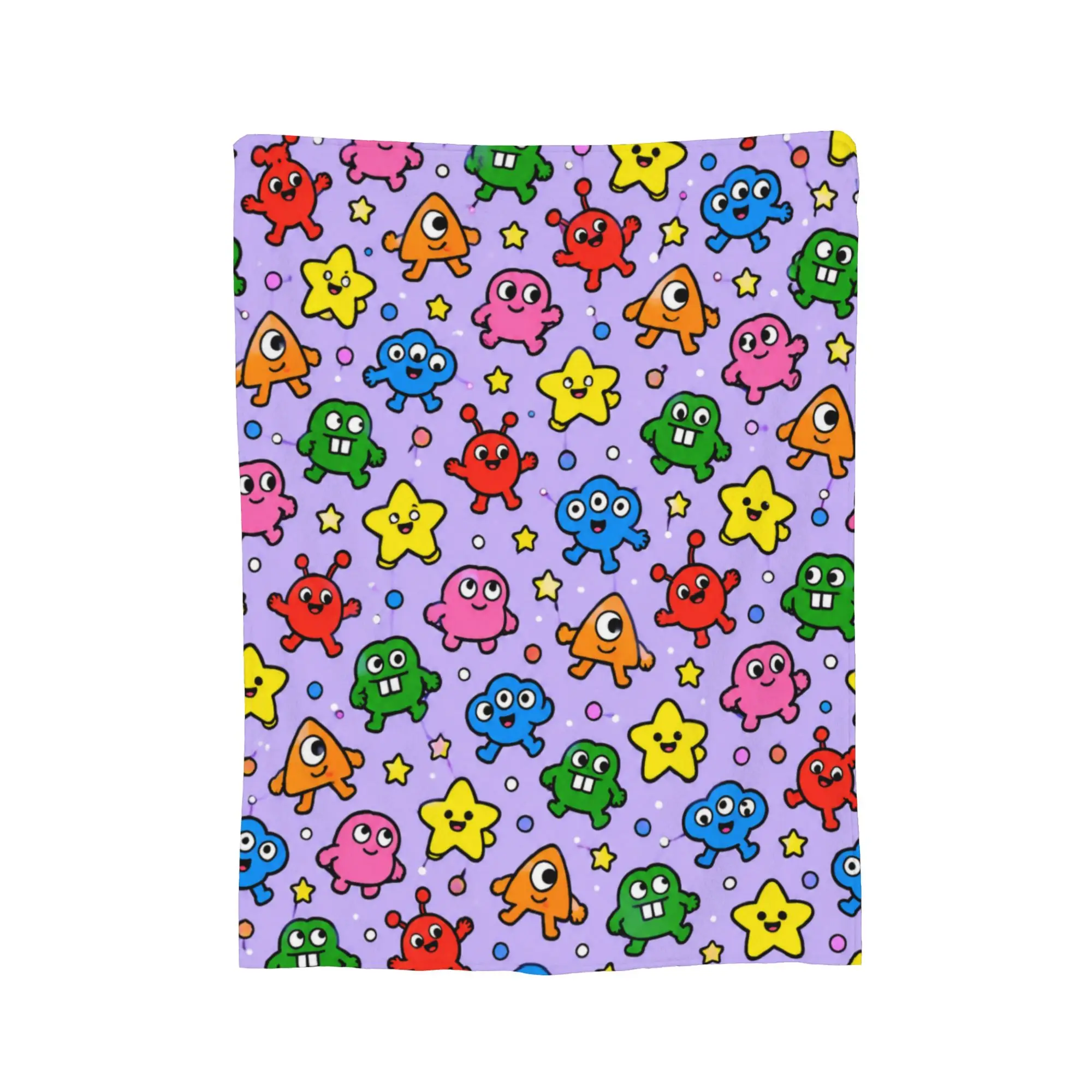 Soft Blanket Kids Adult Travel One TPOT pack BFDI Throw Blanket  Flannel Bedspread For Couch Chair Sofa Bed Funny Sofa Bed Cover