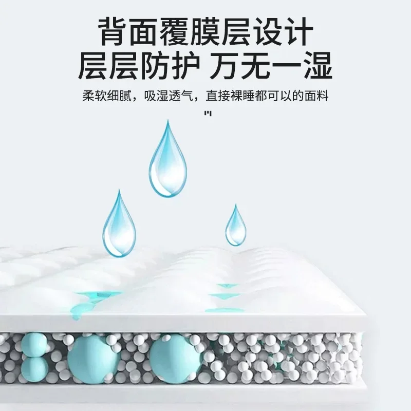 Bedspread 2023 new ice silk summer class a maternal and infant grade mattress urine pad baby waterproof washable 1.5 meters