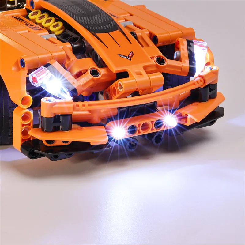 DIY LED Light Kit For LEGO 42093 Technical Speed Super Hypercar  (Only LED Light,Without Blocks Model)