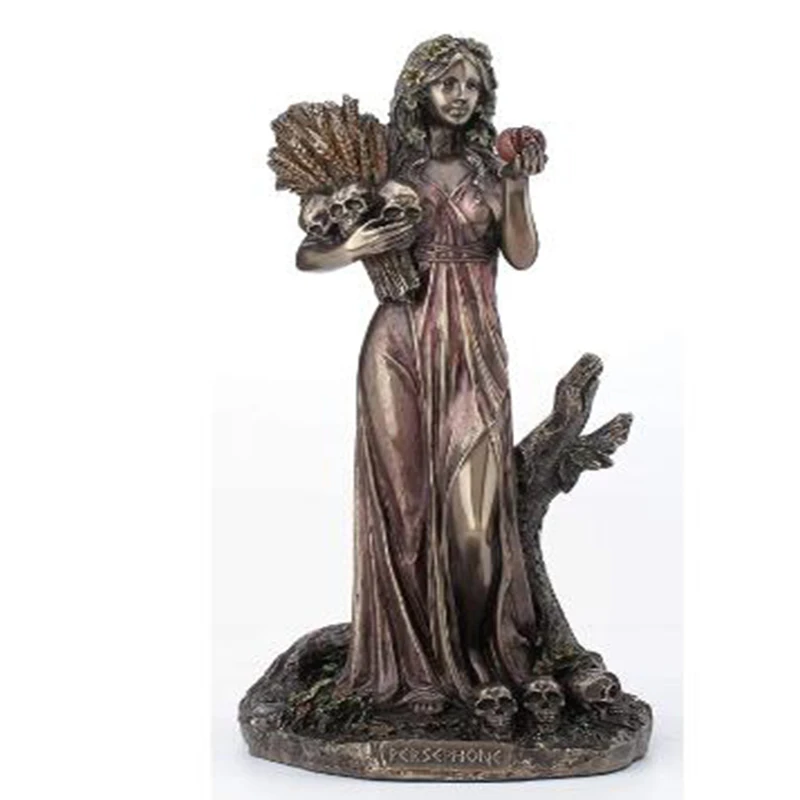 

Veronese Design 16cm Persephone Greek Goddess of Vegetation and The Underworld Antique Bronze Finish Statue