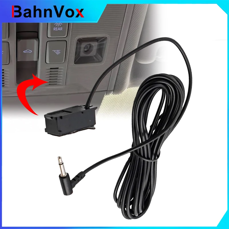 Car Audio Microphone 3.5mm Clip Jack Plug Mic Stereo Mini Wired External Microphone for for VW Golf Passat Tiguan Seat Skoda