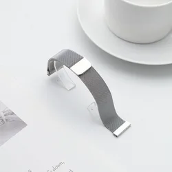 Milanese Magnetic Loop Watch Strap, Banda De Relógio De Aço Inoxidável, Relógio Geral, Largura 16mm