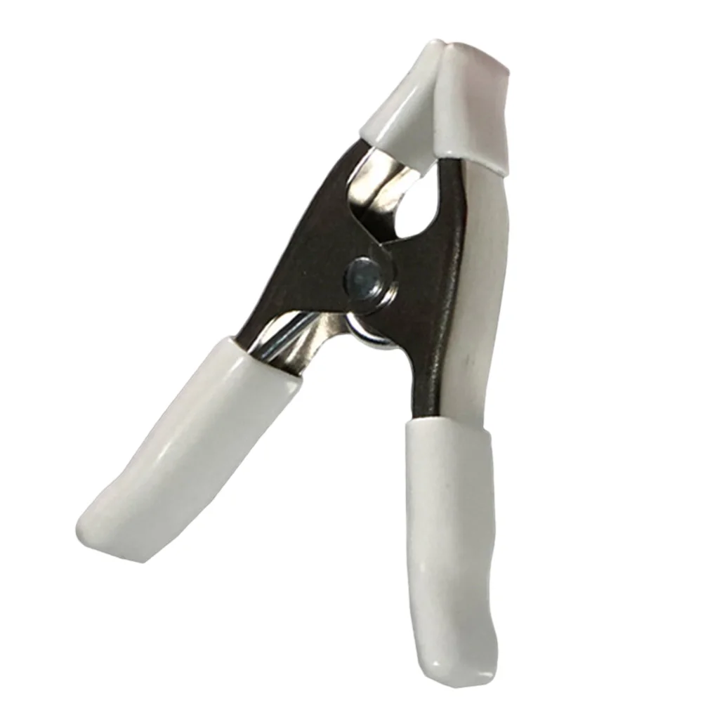 1/5pcs 4 Inch Heavy Duty DIY Work Clip Portable Home Metal Spring Clamp Nickel Plated A-shaped Clip Woodworking Grip Tools