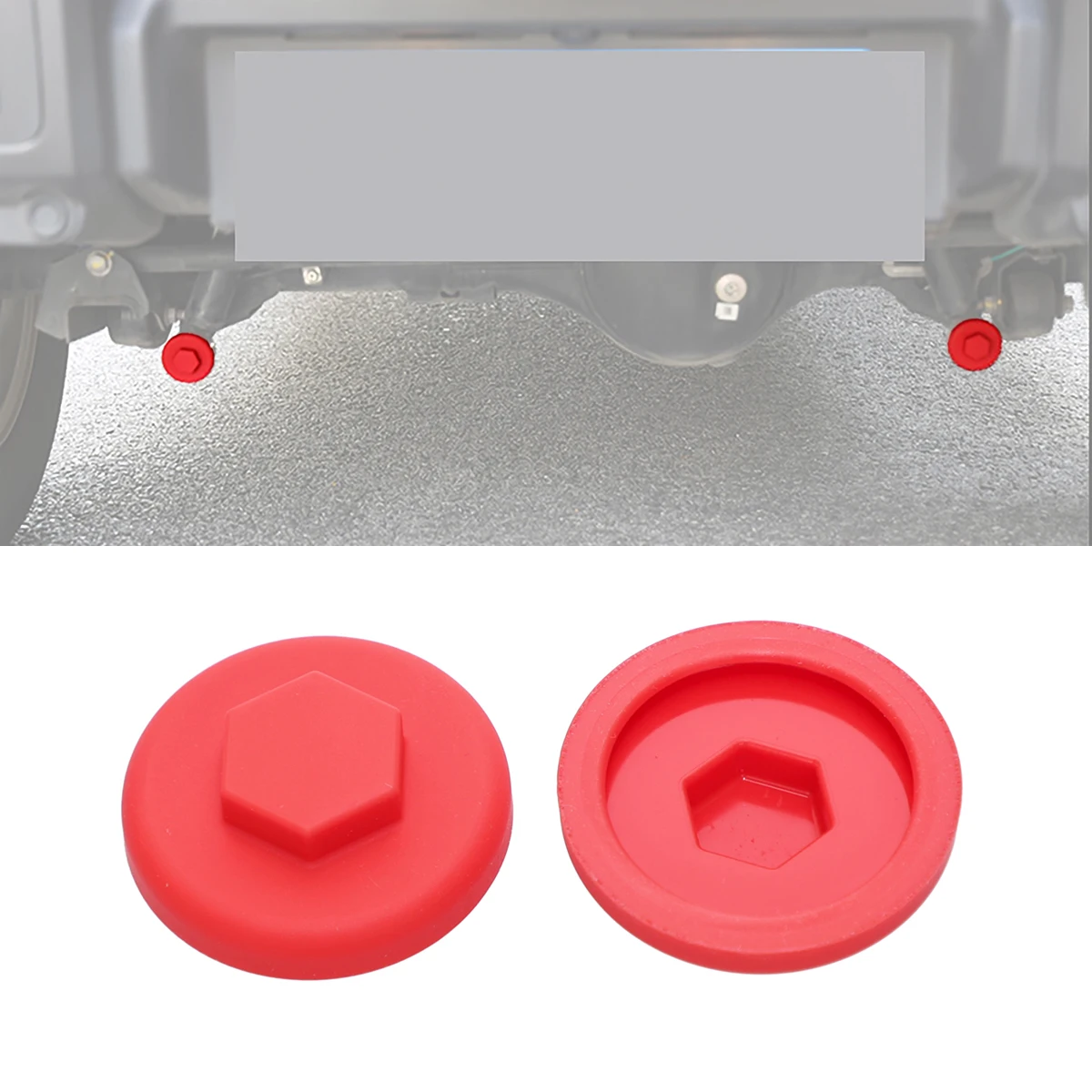 Car Exterior Bottom Damping Silicone Protective Cover Waterproof Plug for Suzuki Jimny Nomade JC74 JB64 JB74 2019+