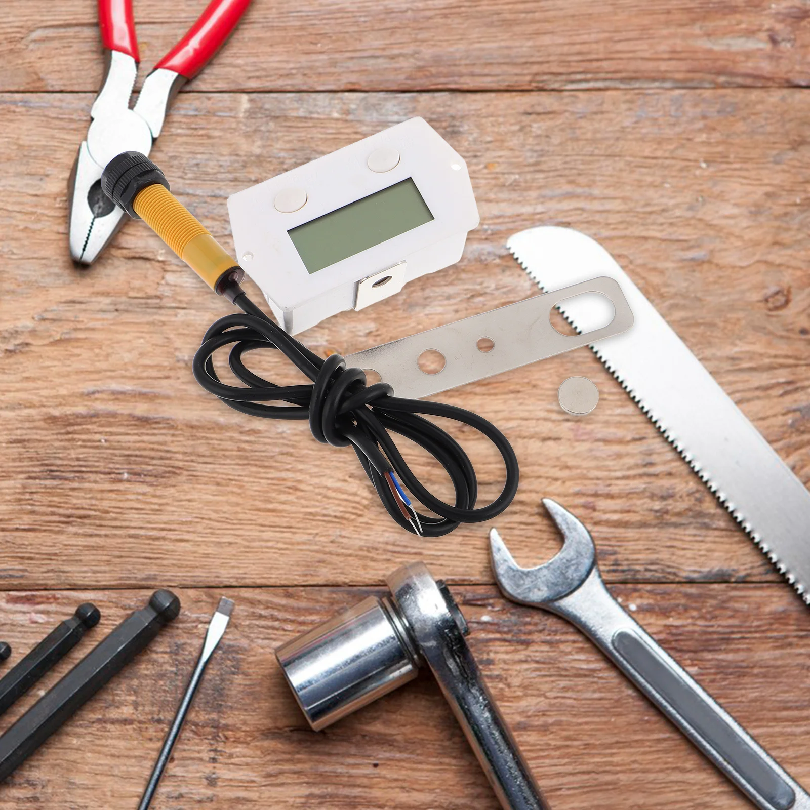 مجموعة واحدة من العداد الإلكتروني الرقمي مع الحث المغناطيسي للآلات الصناعية، جهاز العد الدقيق لاستخدام آلة اللكم