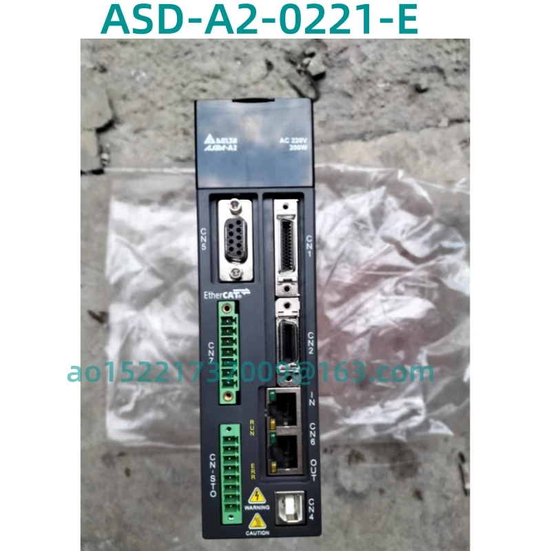 

ASD-A2 Original Second-hand 9-layer new test is 100% OK ASD-A2-0221-E Servo driver 200W ASDA20221-E 0.2KW