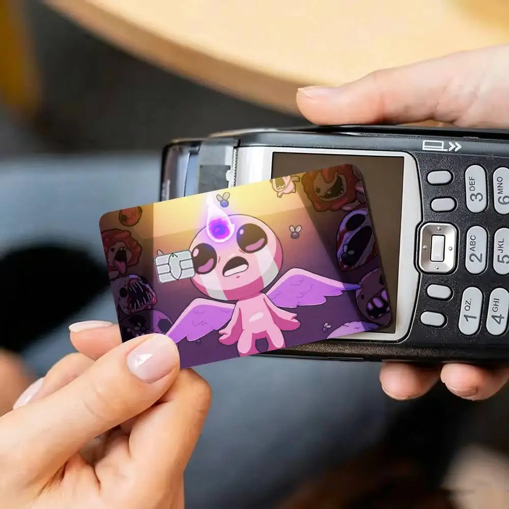 game T-The Binding of Isaac  Credit Card HD Stickers Small Chip Waterproof Sticker Game Card Decal Gift