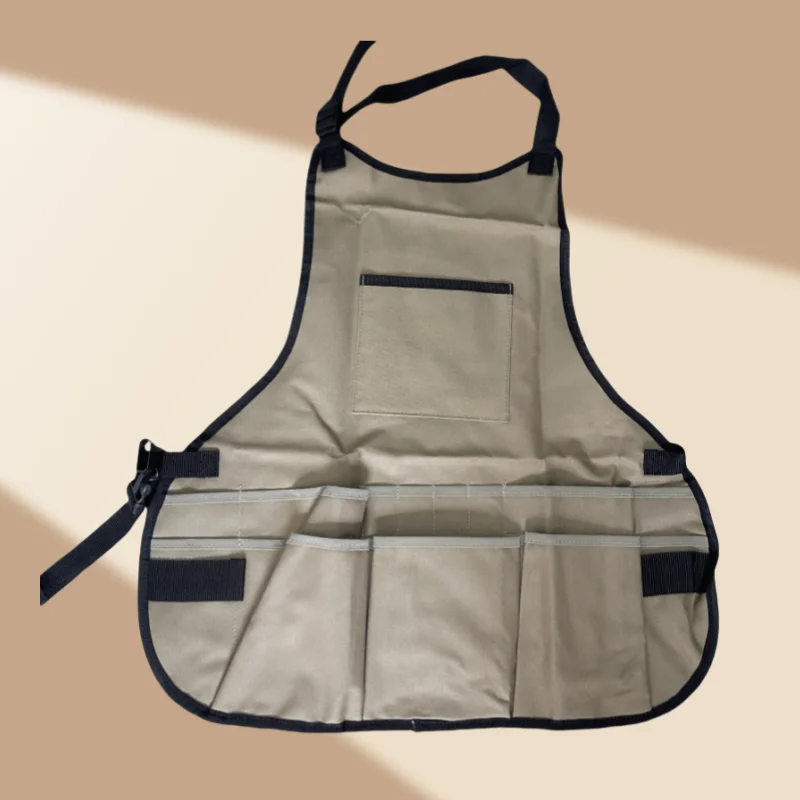 

Oxford Cloth Bag Tools Bags Apron with Multi-pocket Woodworking Apron Waterproof Gardening Work Apron for Workshop Mechanic Carp