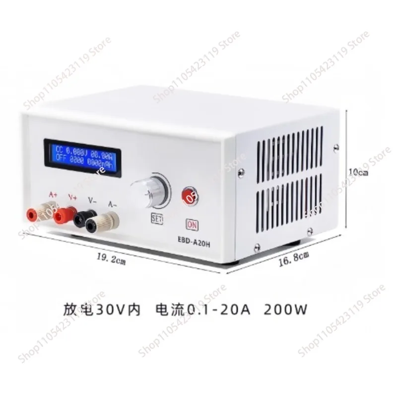 110/220v Supply Charging Tester Equipment Discharge Electronic Load 72v Lifepo4 Battery Pack Capacity Test