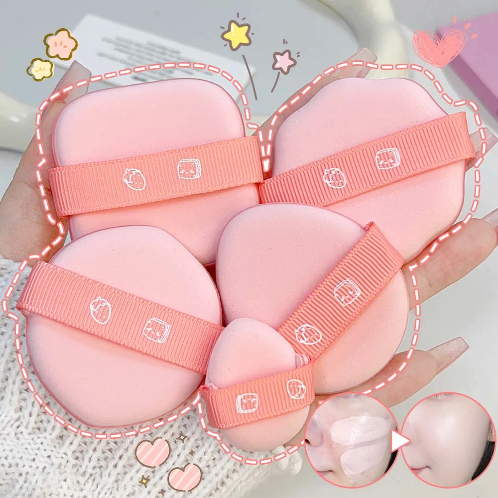 10pcs Soft Air Cushion Makeup Puff Small, Medium, Large Combination Set Foundation Concealer Sponge Powder Puff Face Makeup Tool