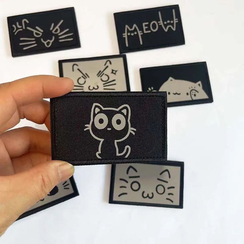 Cartoon Patches Hook and Loop Applique